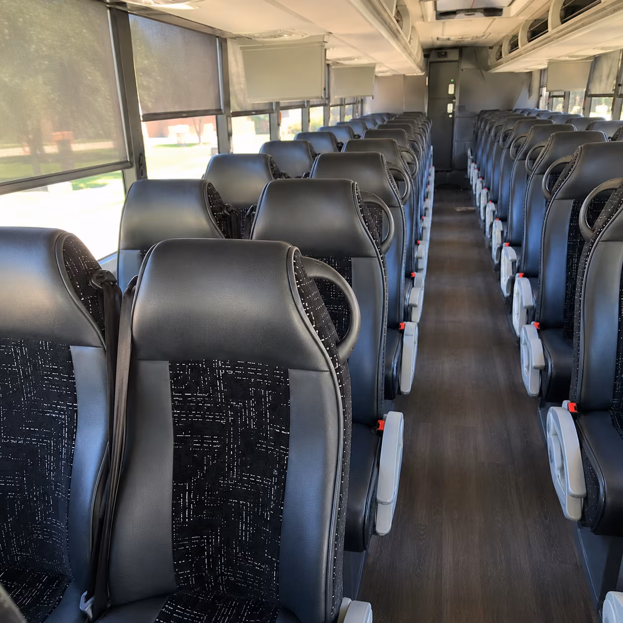 clearwater charter bus interior