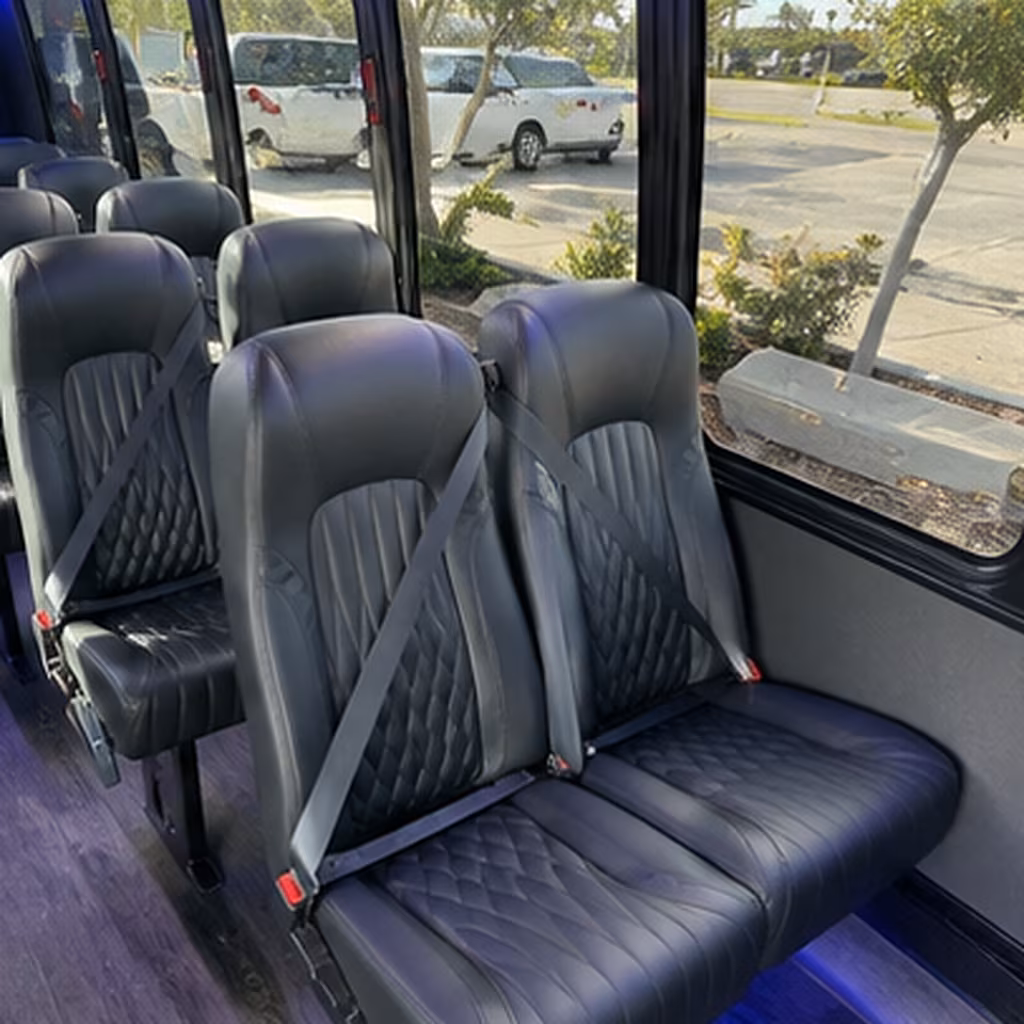 clearwater long distance transportation onboard seating