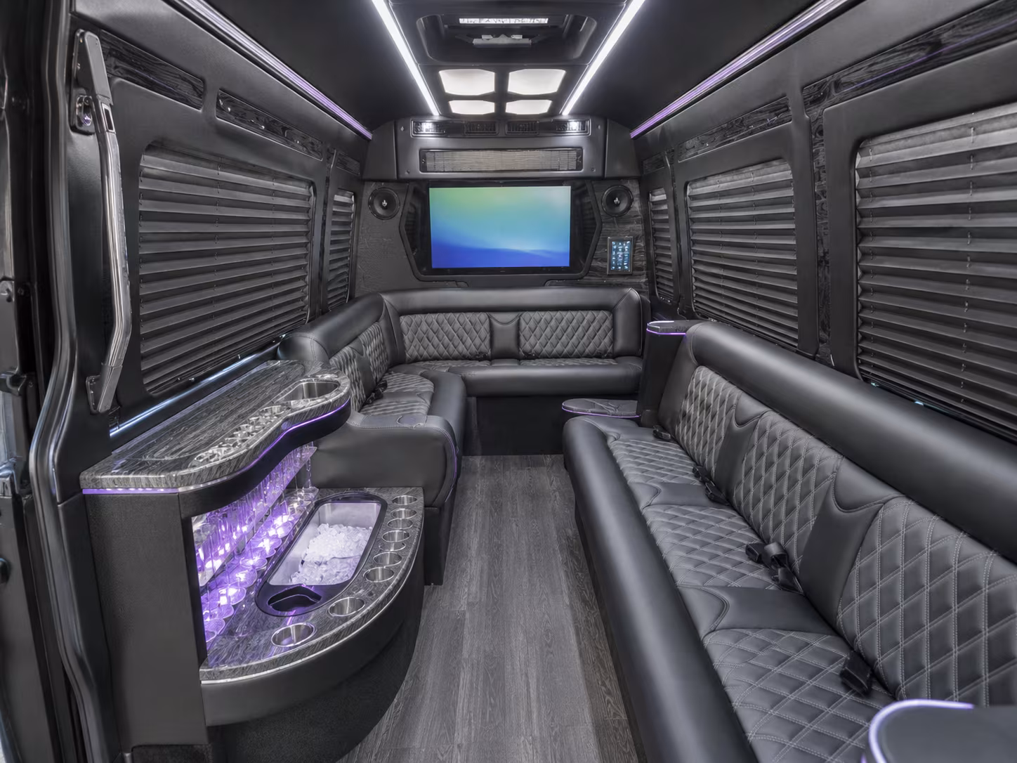 clearwater party bus interior
